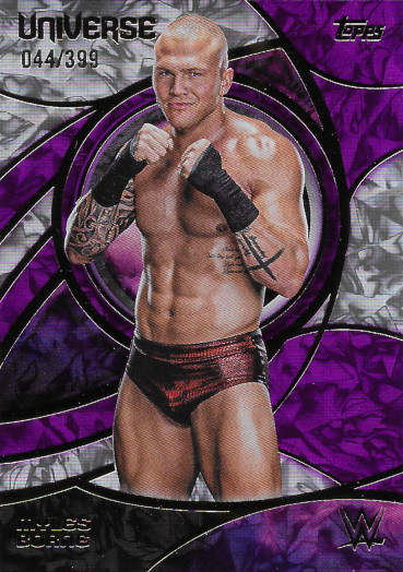 2026 Topps Universe WWE Purple Glass #47 Myles Borne