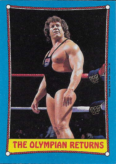 1987 Topps WWF #45 The Olympian Returns Ken Patera