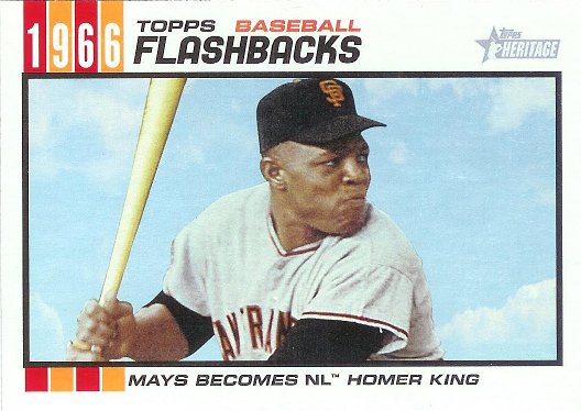 2015 Topps Heritage Baseball Flashbacks #BF-9 Willie Mays