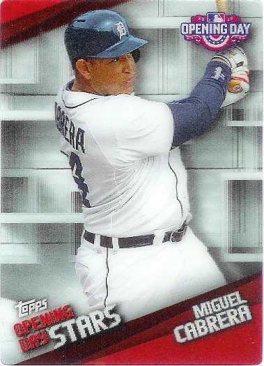 2015 Topps Opening Day Opening Day Stars #ODS-02 Miguel Cabrera