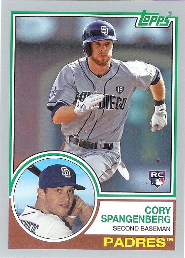 2015 Topps Archives Silver #208 Cory Spangenberg RC