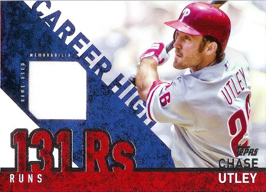 2015 Topps Career High Relics #CHR-CU Chase Utley