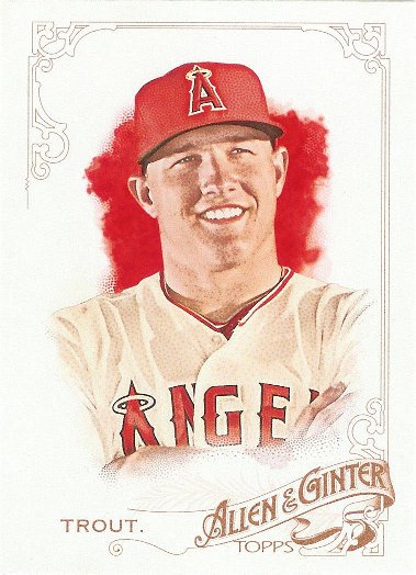 2015 Allen & Ginter 252 Mike Trout