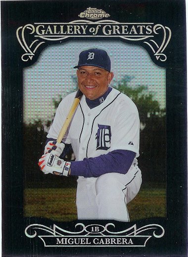 2015 Topps Chrome Gallery of Greats #GGR-03 Miguel Cabrera