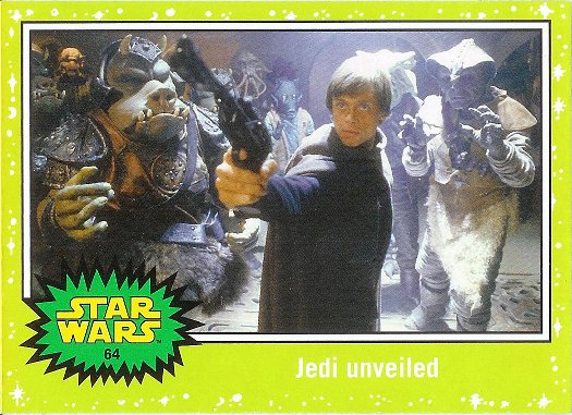 2015 Topps Star Wars: Journey to The Force Awakens Jabba Slime Green Starfield #64 Jedi unveiled
