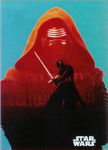 2015 Topps Star Wars: Journey to The Force Awakens Character Silhouette Foils #F-5 Kylo Ren